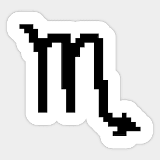 Scorpio pixel Sticker